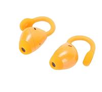 Yctze Wireless Bluetooth Headset, Active Noise Canceling Mic Earpiece, Charging Case Headphones with 60H Talking Time & Lanyard, Ideal for Sports & Commuting (Orange)