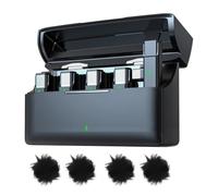 Yctze Wireless Microphone System, 2.4G on Mic for Phone, 100M Transmission Range, Replacement for 14/13, Equipped with 3 Different Ways Wireless Microphone for, Ideal for Your Next (Type C)