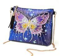 Yctze Women’s Chain Shoulder Bag with Special Shaped Rhinestone - Multi-purpose Cosmetic & DIY Craft Friends