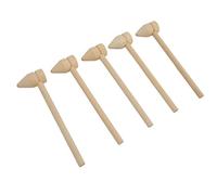 Yctze : Wooden Hammer 35pcs Wooden Hammer Knockout Kids Toys Breakable Chocolate Cracking Seafood Tool Craft Crab Lobster Toys & Games/ & Toddler/Early Development &