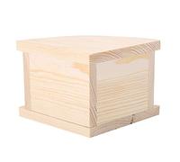 Yctze Wooden Hamster Bed Cabin - Cozy for Small Animals, Hamster Bedding House for Squirrels, Gerbils, and Chinchillas
