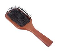 Yctze Wooden Handle Paddle Hair Brush, Detangling Scalp Massage Comb, Wide Tooth Design Hair Comb for All Types, Salon & Home Use