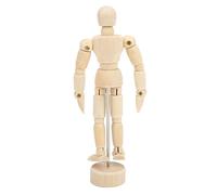 Yctze Wooden Mannequin with 14 Rotatable Joints Artists - Ideal Drawing, Sketching, and Sculpting. Portable Human Body Proportions Model - Perfect Mannequin Home Decor & Educational Use. (Packing
