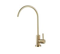 YCVAWEOD 1/4" Kitchen Faucets Direct Drinking Tap Water Purifier Faucet for Kitchen Sink Drinking Water Anti-Osmosis Purifier tapSUS304(Black) LWX