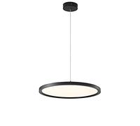 YCVAWEOD 37W LED Aluminum Pendant Light, Metal Hanging Lights With Acrylic Lampshade, Creative Simple Suspension Lamp, Round Droplights for Living Room, Exhibition Hall, Shopping Mall LWX