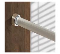 YCVAWEOD 60 Inch Gold Black Silver Oval Closet Rod for Hanging Clothes Thick Clothes Hanger Bar/Pole for Wardrobes Showers and Shoe Cabinets Wall Mount Installation Durable and Stylish. LWX