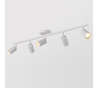 YCVAWEOD Adjustable 3000K LED Spotlight Pendant Light - Nordic Cylindrical Ceiling Lamp, Anti-Glare Chandelier for Living Room, Bedroom, Corridor, Shop (5 Lights) U-1825 LWX