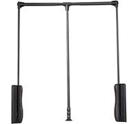 YCVAWEOD Adjustable Closet Hanger Rod - Soft Close Lift Storage System for Space-Saving Clothes Organization LWX