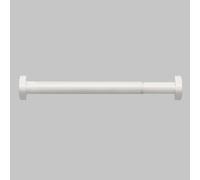 YCVAWEOD Adjustable Clothes Rack No Drilling Expandable Aluminum Design Bed & Laundry Storage 120-220 cm White Space-Saving Versatile & Sturdy Solution LWX