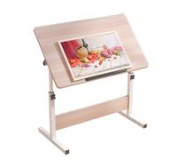 YCVAWEOD Adjustable Folding Drawing Table Professional Height Adjustable Artist Desk Portable Painting Station for Home & Office Sofa Friendly Design (Size: 31.4in 80cm No Wheels) LWX