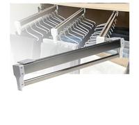 YCVAWEOD Adjustable HeavyDuty PullOut Clothes Rail Rack 3080 cmSpaceSaving Steel Hanger Rod for Wardrobe 21.6 Inch (550mm) Storage Solution LWX