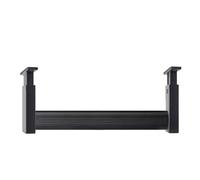 YCVAWEOD Adjustable Metal Clothes Rack 2mm Thick Space-Saving Design for Home nization Black 75cm - Perfect for Clothing Storage and Decluttering LWX