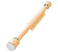 YCVAWEOD Adjustable No Drill Curtain Rod Telescopic Clothes Rail Shower Curtain Pole Extendable Window Curtain Track for Bedroom & Living Room Yellow 410-500cm LWX