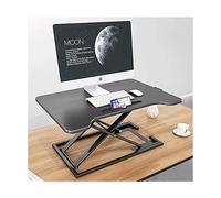 YCVAWEOD Adjustable Standing Desk Converter, 6-41cm Height Lift Laptop Riser with Slot, Large Folding Computer Workstation for Home Office, Ergonomic Desk Organizer LWX