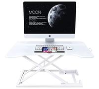 YCVAWEOD Adjustable Standing Laptop Converter - Computer Desk Riser, Height 6-41cm, Large Folding Workstation with Slot for Efficient Workspace Organization LWX