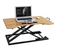 YCVAWEOD Adjustable Standing Laptop Desk Converter, 6-41cm Height Liftable Computer Riser with Slot, Large Folding Workstation for Home Office, Ergonomic Desk Solution LWX
