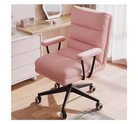 YCVAWEOD Adjustable Swivel Office Desk Chair with Armrests and Wheels Computer Chair for Office Executive Swivel Chair with Lumbar Support LWX