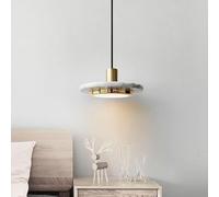 YCVAWEOD All-copper Light Luxury Chandeliers/LED Marble Pendant Light/dining Table Kitchen Living Room Background Wall Hanging Lamp/commercial Front Cashier Decorat Lighting Fixture LWX