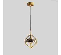 YCVAWEOD All Copper Light Luxury Single-Head Chaner LED Minimalist Art Glass Ceiling Pendent Lamp Long-Term Bedroom Porch Home Decoration Pendant Light Indoor Lighting, for Living Room (Dark) LWX