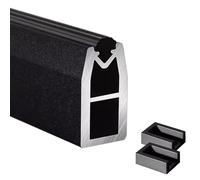 YCVAWEOD Aluminum Closet Rod with End Supports Adjustable Clothes Rail for Closet Organization and Hanging Garment Rack Removable Organizer for Shower Verandahs and Curtain Rods LWX