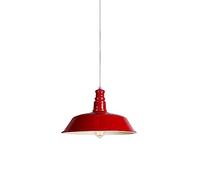 YCVAWEOD Amen Country Style Pendant Light,E27 Base Single-Head Chandelier,Creative Personality Iron Art Color Hanging Lamp Lampshade,Restaurant Corridor Barn Decorative Lighting Fixtures LWX