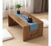 YCVAWEOD Bamboo Floor Coffee Table Japanese Portable Folding Wooden Desk Low Table for Living Room Dining Tea Room 23.6 Inches LWX