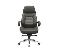 YCVAWEOD Boss Chair High Back Executive Seat with rest, PU Leather Office Chairs,120° Reclining, Adjustable Lifting,Grijs-One Size LWX