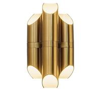 YCVAWEOD Brushed Gold LED Wall Light Lamp, Creativity Art Indoor Decor Knots Shape Wall Sconce, Pendant Light LWX