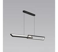 YCVAWEOD Chandelier Light, Ceiling Light Modern Simple Long Geometric Line Pendant LED Dimmable Metal Pendent Lamp Dining Room Living Home Decor Hanging Adjustable Lighting Fixtures LWX