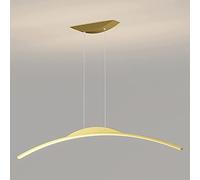 YCVAWEOD Chandelier Light, Ceiling Light Simple Long Bow Pendant LED Dimmable Luxurious Art Metal Line Dining Room Living Home Decoration Hanging Lamp Adjustable Lighting Fixt LWX