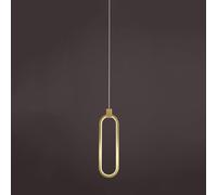 YCVAWEOD Chaner LED Three-Tone Light Modern Light Luxury - Art Decoration Pendant Light Bedroom Bedside Porch Single Head Long Line Ceiling Hanging Lamp,Pendant Light (33 * 10cm) LWX