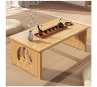 YCVAWEOD Coffee Table Floor Low Table,Japanese Living Room Coffee Table,Folding Design,for Living Room, Dining Room, Tea, Home Decoration LWX