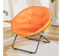 YCVAWEOD Comfortable Folding Chair, Multifunctional Lazy Padded Folding Chair, Suitable For: Home Office, Dormitory, Bedroom, Living Room, Basement, Etc LWX