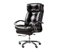 YCVAWEOD Comfortable Leather Swivel Reclining Chair - Breathable Office Chair for Home & Study Design Perfect for Work or Relaxation LWX