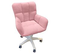 YCVAWEOD Comfy Computer Chairs Desk Chair Office with Wheels Swivel Vanity Armchair for Living Room LWX