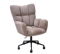 YCVAWEOD Comfy Computer Chairs Home Office Chair Desk Swivel Chair Adjustable Rolling with Thick Cushion Pad LWX