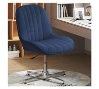 YCVAWEOD Comfy Computer Chairs Legged Office Chair Armless Desk No Wheels High Back Swivel Task Chairs Height Adjustment Computer Chair LWX