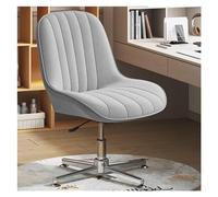 YCVAWEOD Comfy Computer Chairs Legged Office Chair Armless Desk No Wheels High Back Swivel Task Chairs Height Adjustment Computer Chair LWX