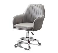 YCVAWEOD Comfy Computer Chairs Modern Desk Chair Swivel Home Office with Metal Legs Makeup Computer Chair LWX