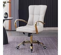 YCVAWEOD Comfy Computer Chairs Office Chair Adjustable Height Computer Comfortable Desk Chairs with Wheels,Conference Room Swivel Chair LWX