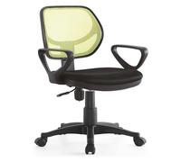 YCVAWEOD Comfy Computer Chairs Office Chair Desk Chairs Mesh Computer with Lumbar Support Arms Modern Cute Swivel Rolling Chair LWX