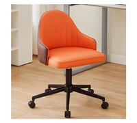 YCVAWEOD Comfy Computer Chairs Office Chair Desk Mid Back Pu Leather Adjustable Computer Gaming Chairs LWX
