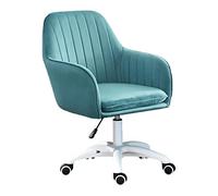 YCVAWEOD Comfy Computer Chairs Swivel Desk Chair Office Chair Upholstered Computer Adjustable Height Vanity Chair LWX
