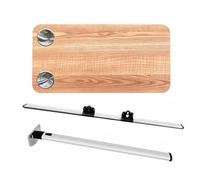 YCVAWEOD Compact Yellow Wall-Mounted Folding Table with Cup Slot Max Load 25kg Space-Saving Dinette Table for RVs and Campers Perfect for Small Spaces LWX