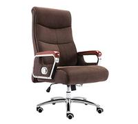 YCVAWEOD Computer Chair Reclining Executive Office Desk Chair Height Adjustable Gaming Chair High Back Computer Desk Chair for Office Study,Coffee LWX
