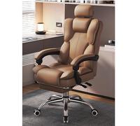 YCVAWEOD Computer Desk Chair with Headrest Breathable & Durable Rocking Chair for Adults Scratch-Resistant Material for Cats Comfortable Office Workstation (Black) LWX