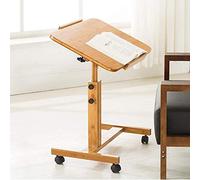 YCVAWEOD Computer Desk Solid Wood Folding Table Garden Tables Dining Table Coffee Table Folding Desk Portable Laptop Desk Bed Tray/Iron (Size : 60 40 62cm) Little Surprise LWX