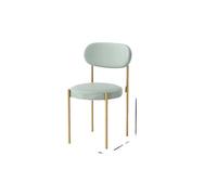 YCVAWEOD Contemporary Dining Chair With Soft Cream Vegan Leather,Dining Chairs, Upholstered Accent Chair for Cafe Terrace Computer Counter Lounge Home 2 LWX