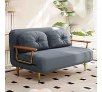 YCVAWEOD Convertible Chair Bed Sleeper,4 In 1 Folding Bed With 6-Position Adjustable Backrest, Cozy Futon Chair for Small Spaces, Office Dark gray-150CM LWX