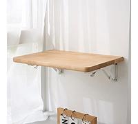 YCVAWEOD Durable Wall Mounted Desk, Space Saving Folding Table for Small Space, Dining Table Desk, for Small Spaces, Study, Bedroom, Bathroom, Balcony LWX
